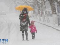  山东烟台普降大雪