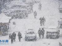  山东烟台普降大雪