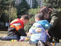 市民享受冬日暖阳