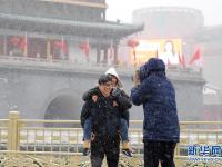  西安迎来降雪天气