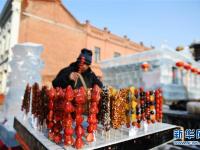  冰城中华巴洛克街区“冰装”迎客