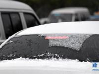  江西南昌迎来低温雨雪冰冻天气