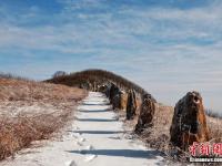  湖北保康高山雾凇美如画
