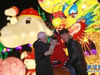  新春灯会引游人