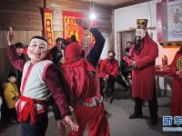  傩舞闹新年