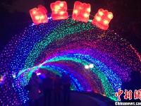  福建漳州灯展流光溢彩