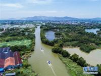  抗台防汛 浙江湖州乡村“河长”巡查忙