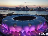  杭州：钱江夜游 灯光璀璨