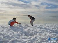  走进察尔汗盐湖