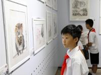  北京：学生国画展迎接新学期