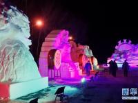  牡丹江“雪堡”开园迎客