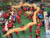  重庆北碚：幼儿园民俗迎新年