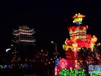 郑州：灯光璀璨园博园