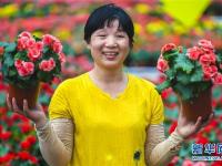  河北永清：“鲜花经济”富乡村