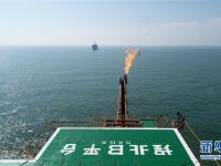  探访渤海湾埕北油田采油平台