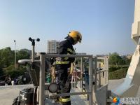 邵阳学院开展消防应急疏散演练