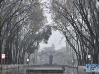  青海西宁迎来降雪