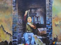 大祥区罗塘村3D立体画“跳”上村民围墙