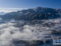  飞瞰大凉山雪景