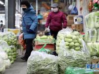 特写：蔬菜批发市场里感受“春”意