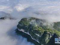 陕西汉中：龙头山云海美