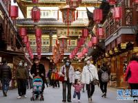 上海豫园：张灯结彩年味浓
