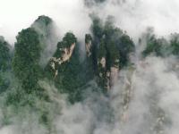 云起峰林间