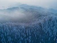 陕西宁陕：雪后风光
