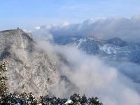 陕西汉中：龙头山雪中仙境
