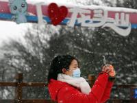 陕西汉中：龙头山雪中仙境
