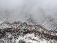 陕西汉中：龙头山雪中仙境
