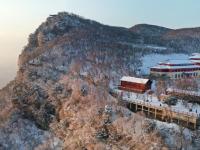 陕西汉中：龙头山雪中仙境

