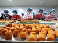 石家庄：月饼制作迎中秋
