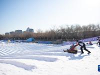 北京公园开启冰雪游园会活动
