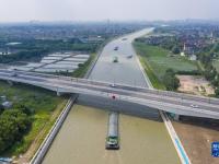京杭运河杭州段二通道建成通航
