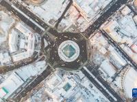 雪后冰城换银装
