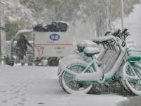 沈阳迎来大范围降雪
