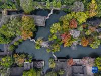 苏州拙政园：色彩斑斓引客来
