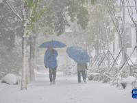 沈阳迎来大范围降雪
