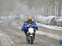 沈阳迎来大范围降雪
