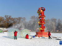 圆明园第三届欢乐冰雪季开启
