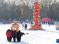 圆明园第三届欢乐冰雪季开启
