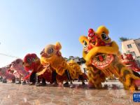 广西梧州：醒狮舞校园
