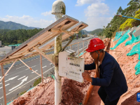 广东：黄茅海跨海通道台山段静待通车

