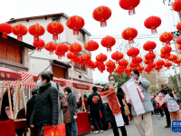 上海：老西门春联大会年味浓

