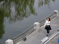 西安：梅红柳绿春色至
