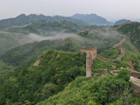 河北滦平：金山岭长城景美如画
