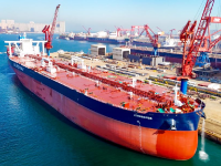 山东青岛：氨预留超大型原油船交付
