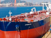 山东青岛：氨预留超大型原油船交付
