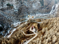 宁夏固原：冬日六盘山
